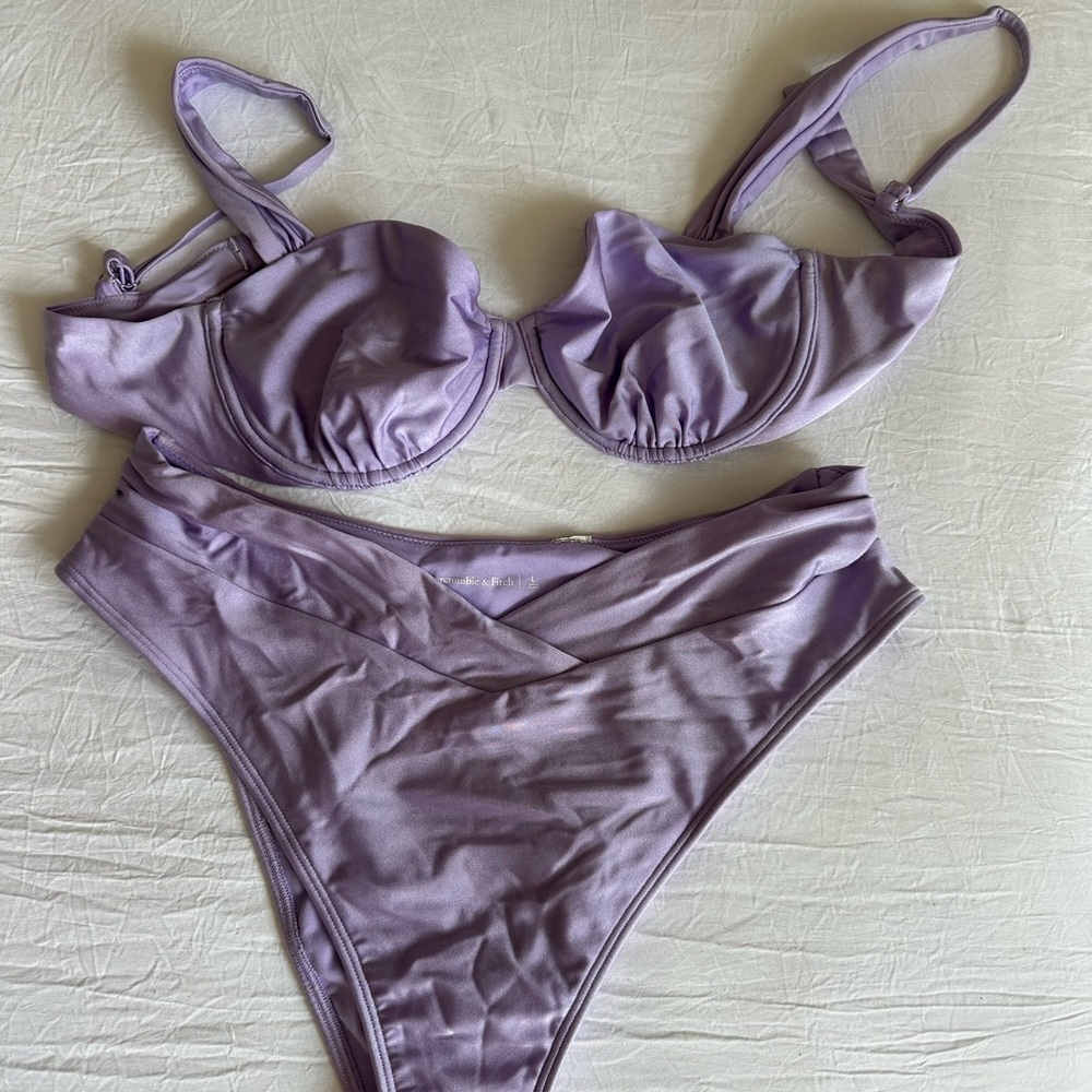Abercrombie & Fitch Lilac Bikini Set